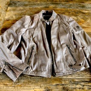 Lambskin Leather Jacket M-L NWT